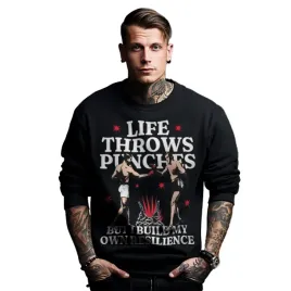 bluza-czarna-meska-nadruk-life-throws-punches