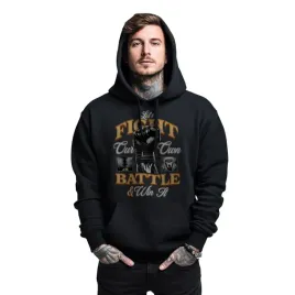 bluza-czarna-meska-z-kapturem-nadruk-boks-fight-our-own-battle