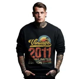 bluza-czarna-meska-nadruk-prezent-urodziny-rocznik-vintage-2011-limited