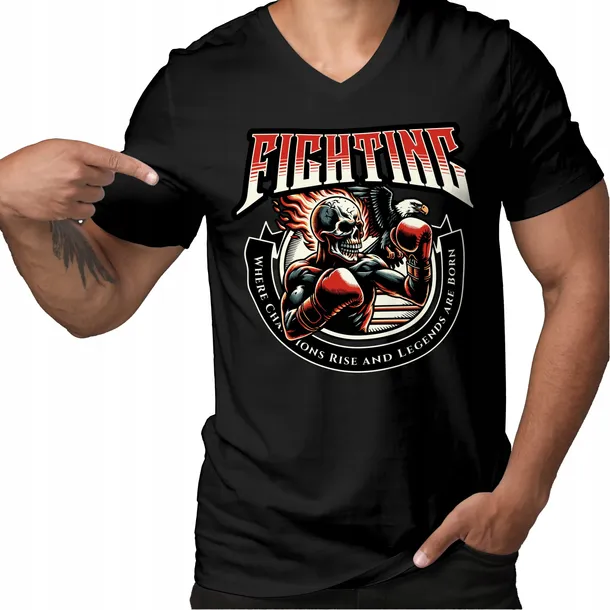 bluza-czarna-meska-nadruk-fighting-marka-bez-marki