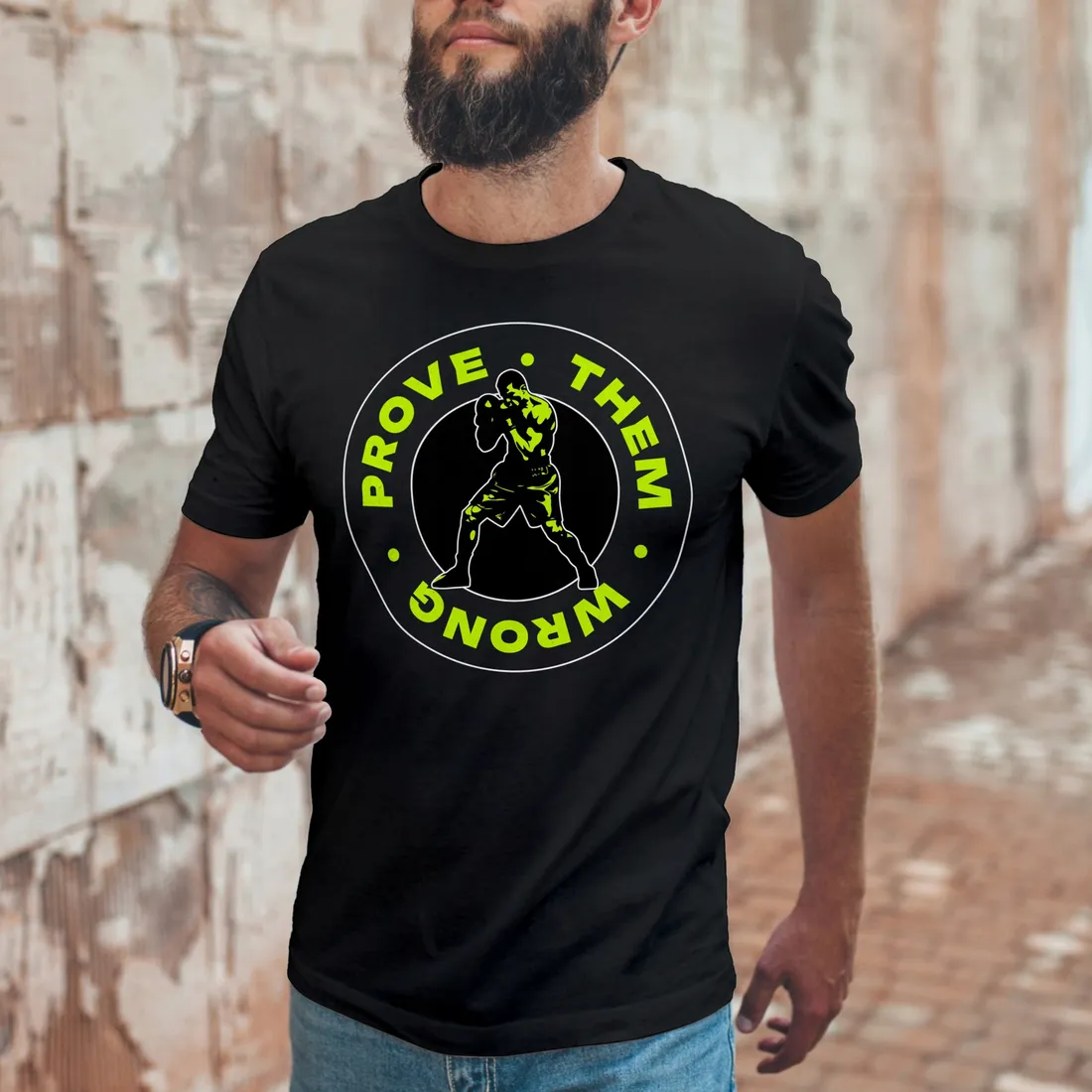 bluza-czarna-meska-nadruk-prove-them-wrong-stan-nowy