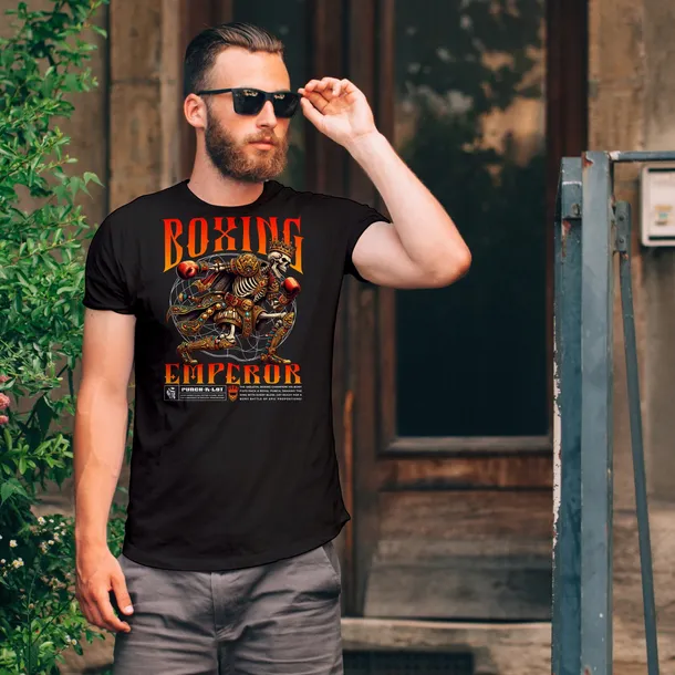 bluza-czarna-meska-nadruk-boxing-emperor-plec-produkt-meski
