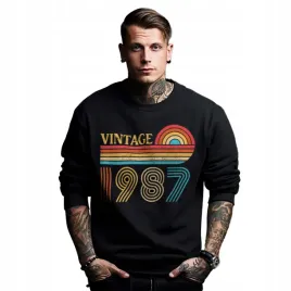 bluza-czarna-meska-nadruk-prezent-urodziny-rocznik-vintage-1987