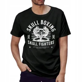 bluza-czarna-meska-nadruk-skull-boxing-skull-fighters