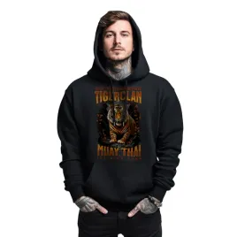 bluza-czarna-meska-z-kapturem-nadruk-boks-muay-thai-tiger