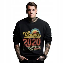 bluza-czarna-meska-nadruk-prezent-urodziny-rocznik-vintage-2020-limited