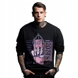 bluza-czarna-meska-nadruk-boxing-2024