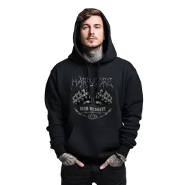 bluza-czarna-meska-z-kapturem-nadruk-boks-brass-knuckles