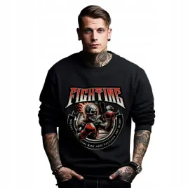 bluza-czarna-meska-nadruk-fighting