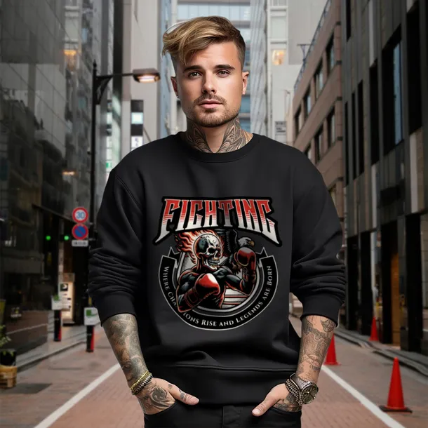 bluza-czarna-meska-nadruk-fighting-kolor-czarny