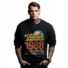 bluza-czarna-meska-nadruk-prezent-urodziny-rocznik-vintage-1988-limited