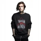 bluza-czarna-meska-nadruk-train-hard-marka-bez-marki