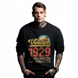 bluza-czarna-meska-nadruk-prezent-urodziny-rocznik-vintage-1929-limited