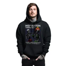 bluza-czarna-meska-z-kapturem-nadruk-boks-boxing-skeleton