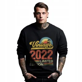 bluza-czarna-meska-nadruk-prezent-urodziny-rocznik-vintage-2022-limited
