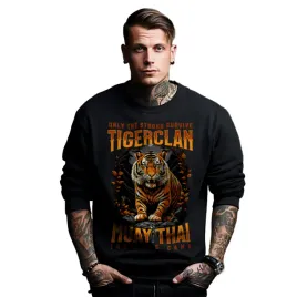 bluza-czarna-meska-nadruk-tiger-clan