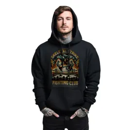 bluza-czarna-meska-z-kapturem-nadruk-boks-skeletal-strike-fighting-club