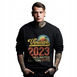 bluza-czarna-meska-nadruk-prezent-urodziny-rocznik-vintage-2023-limited