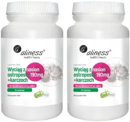 aliness-wyciag-z-nasion-ostropestu-190-mg-karczoch-watroba-2x100-kapsulek