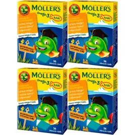 zelki-rybki-pomaranczowe-mollers-omega-3-witamina-d3-a-tran-144-szt