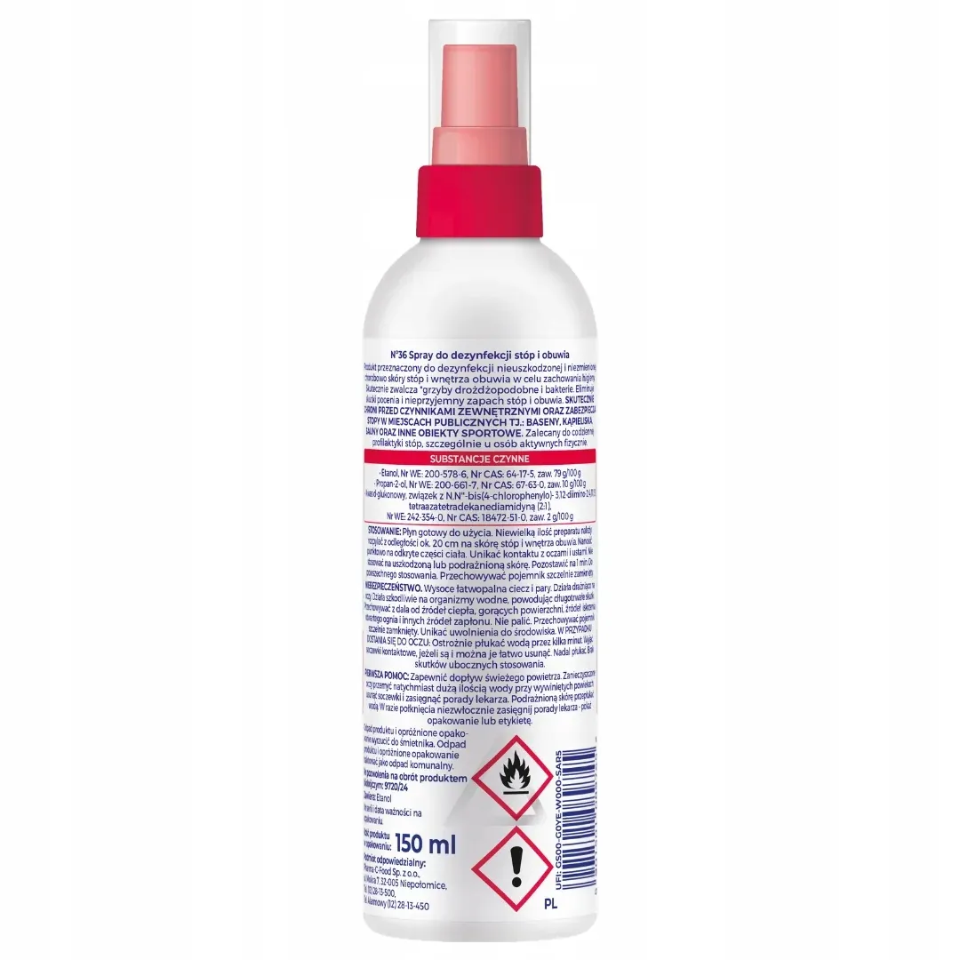 no-36-spray-do-dezynfekcji-stop-i-obuwia-ochrona-przeciwgrzybicza-150ml-stan-nowy