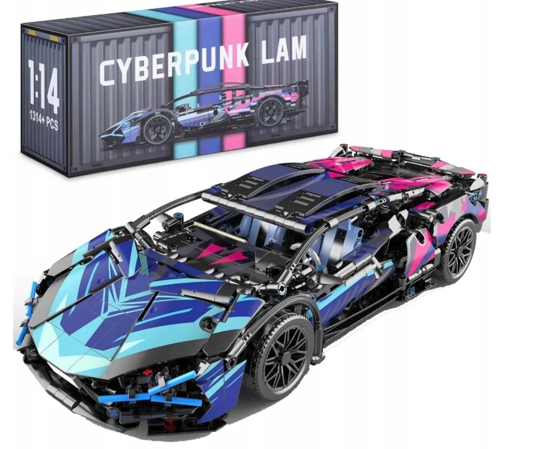 Lamborghini - YUA Klocki samochód sportowy Lamborghini 1280el • Cena, Opinie