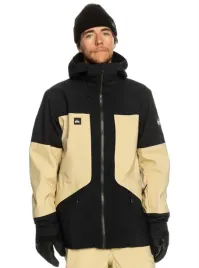 Zdjęcie produktu Kurtka męska Quiksilver Forever Stretch Gore-tex narciarska czarno beżowa