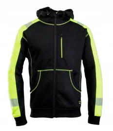 bluza-dresowa-robocza-odblaskowa-rozpinana-kaptur-rival-l