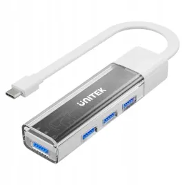 unitek-hub-dwukierunkowy-usb-c-usb-a-5gbps-4x-usb-a-bialy