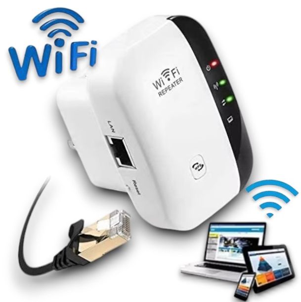 ﻿WZMACNIACZ WI-FI SYGNAŁU REPEATER 300 MB/S 2.4 GHz WIFI MOCNY ZASIĘG