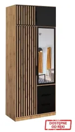 szafa-otwierana-z-nadstawka-100-cm-bali-lux-d2-dab-wotan-czarny-lustro