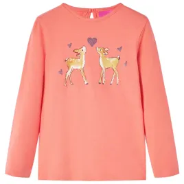 koszulka-dziecieca-z-dlugimi-rekawami-koralowa-116