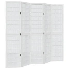 parawan-pokojowy-5-panelowy-bialy-lite-drewno-paulowni