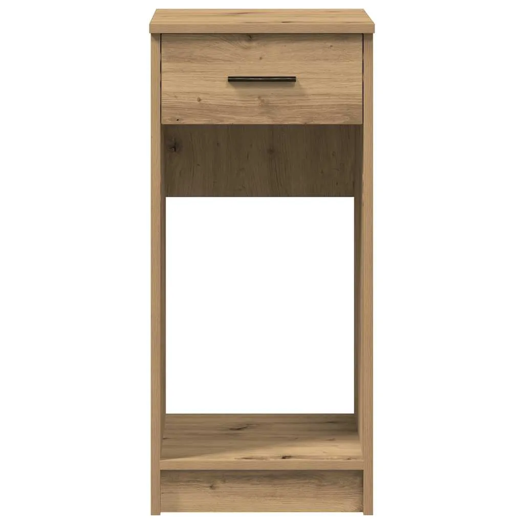 stojak-na-komputer-z-szuflada-dab-artisan-35x45x77-cm-stan-nowy