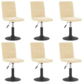 obrotowe-krzesla-stolowe-6-szt-kremowe-obite-aksamitem