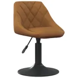 krzeslo-stolowe-brazowe-obite-aksamitem