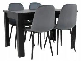 stol-rozkladany-80x120-160cm-4-krzesla-tapicerowane-welur-szary
