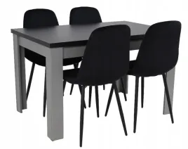 4-krzesla-tapicerowane-welurowe-stol-rozkladany-80x120-160cm