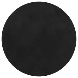 dywan-huarte-z-krotkim-wlosiem-czarny-o-80-cm