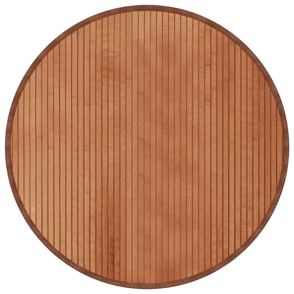 dywan-okragly-brazowy-80-cm-bambusowy-stan-nowy