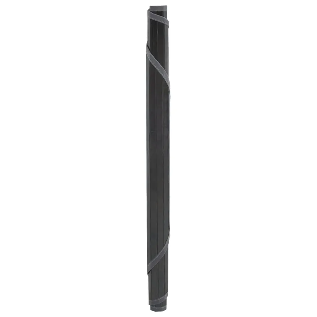dywan-okragly-szary-80-cm-bambusowy-stan-nowy
