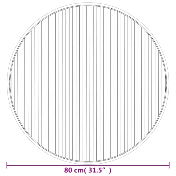 dywan-okragly-szary-80-cm-bambusowy-stan-nowy-marka-vidaxl