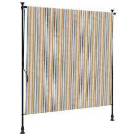 roleta-zewnetrzna-zolto-biala-200x270-cm-tkanina-i-stal