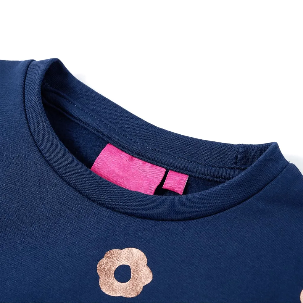 bluza-dziecieca-granatowa-128-stan-nowy