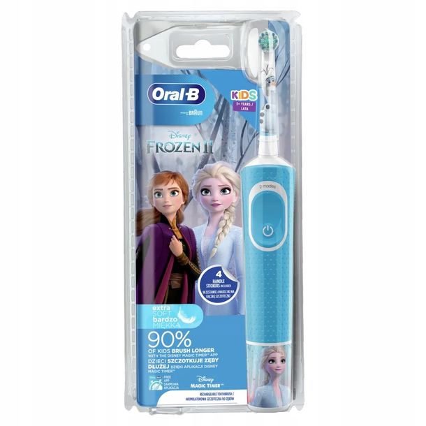 Szczoteczka elektryczna dzieci ORAL-B Vitality 100 KIDS FROZEN KRAINA LODU