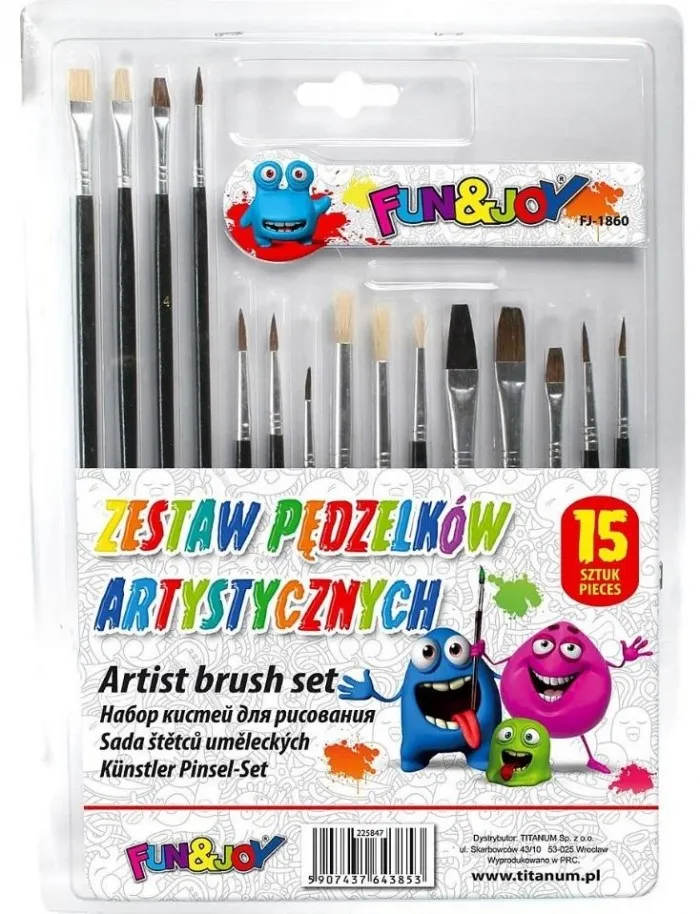 pedzle-artystyczne-15szt-stan-nowy