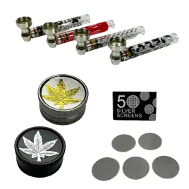 lufka-fajka-szklana-9cm-do-palenia-tytoniu-dandk-fifka-sitka-mlynek-grinder