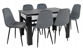 stol-rozkladany-80x120-160cm-6-krzesel-welur-szary
