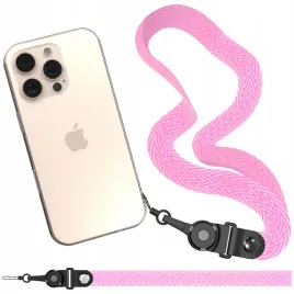 smycz-do-telefonu-pasek-zawieszka-na-szyje-uniwersalna-rozowa-smyczka-52-cm