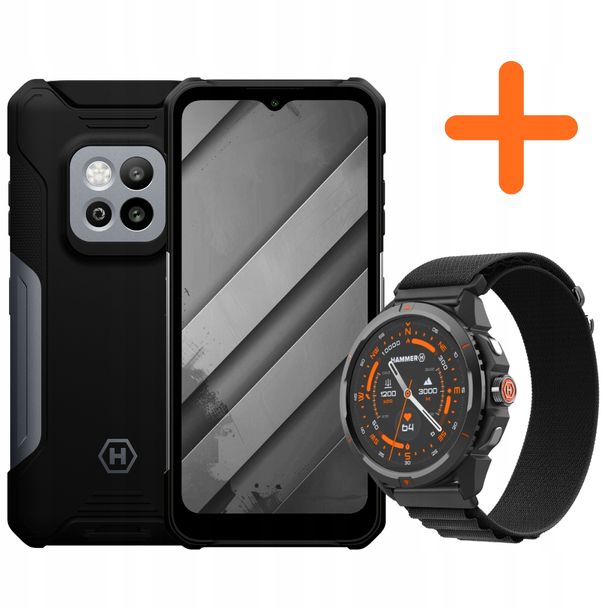 Smartfon Hammer Construction 2 5G + HAMMER Watch 2